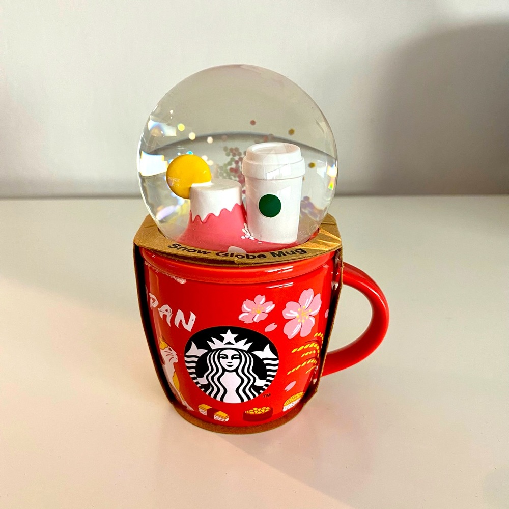 Starbucks Japan Snow Globe Espresso Mug